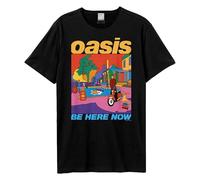 OASIS BE HERE NOW COLOUR AMPLIFIED SMALL VINTAGE BLACK - T-shirt