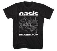 Oasis - Be Here Now Line Art - American Classics - Adult Short Sleeve T-Shirt