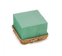 OASIS® Biolit Half Floral Foam Bricks x4 - Wet & Dry Florist Foam Blocks with Wire Cage for Flower Arranging, Wreaths & Floral Displays (11 x 8 x 8cm)