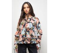Oasis Boho Ruffle Top multi 10