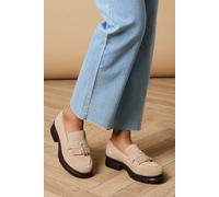 Oasis Brooke Suede Tassel Loafers In Beige beige 4