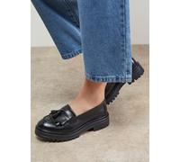 OASIS Brooker Leather Tassel Chunky Loafers 8