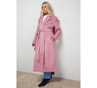 OASIS Brushed Belted Coat With Wool 16
