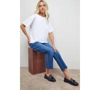 Oasis Women's Bunny Real Leather Brogue Detail Tassel Loafers in Black | Size: 8 Oasis Black 8