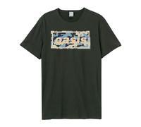 Amplified Oasis Camo Band Logo T Shirt XL