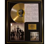 OASIS/CD GOLD DISC, SONG SHEET & PHOTO DISPLAY/LTD. EDITION/COA/ALBUM, (WHATS THE STORY) MORNING GLORY/SONG SHEET, WONDERWALL