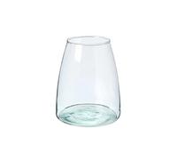 OASIS® Cirrus Glass Hurricane Vase 20cm - Clear Decorative Cylinder Vase (17cm Diameter) for Candles & Flowers