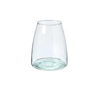 OASIS® Cirrus Glass Hurricane Vase 26cm - Clear Cylinder Vase (17cm Diameter) for Candles, Flowers & Centrepieces