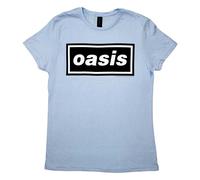 Oasis Classic Decca Band Logo Skinny Fit T Shirt