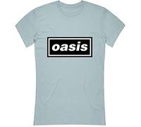 Oasis Women's Decca Logo T-Shirt Light Blue