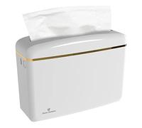 Oasis Creations Countertop Multifold Hand Paper Towel Dispenser by , Single Sheet Dispensing - Glossy White