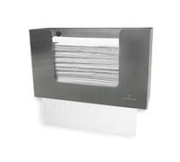 Oasis Creations Stainless Steel Paper Towel Dispenser by , Holds 250 Paper Towels, Wall Mounted, Countertop Paper Towel Dispenser, Universal Paper Towel Holder