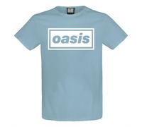 Oasis Decca Band Logo Amplified Blue T Shirt XL