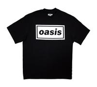 Oasis Decca Band Logo Limited Edition 999 Only Oversized Boxy T Shirt XL Balck