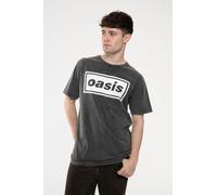 Oasis Decca Logo Limited Edition 999 Only Premium Wash T-Shirt in Grey | Size: Medium Oasis Grey M