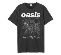 OASIS DEFINITELY MAYBE AMPLIFIED VINTAGE CHARCOAL X LARGE - T-shirt