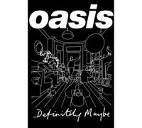 Oasis Definitely Maybe Line Art Poster
