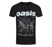 Rock Off officially licensed products Oasis Definitely Maybe Line Drawing T Shirt M Black