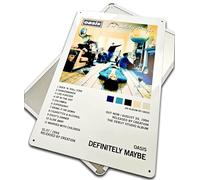 Oasis Definitely Maybe Metal sign- Music Band Decorative The Jam- Metal Sign gift (Definitely Maybe)