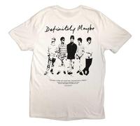 Oasis T Shirt Definitely Maybe Promo White Official Licensed Indie Rock Merch