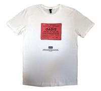 Definitely Maybe Ticket Stub T Shirt Oasis White S