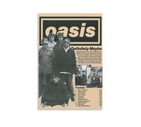 Oasis Definitely MaybeAlbum Cover Aesthetic Limited Edition Poster Signature Rap Singer Music Poster Dormitory Decoration Bedroom Poster Printing Canvas Wall Art Room12x18inch(30x45cm) Unframe-style-2