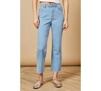 Oasis Denim Slim Leg Cropped Jean In Light Wash light wash 6