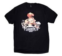 Oasis Dig Out Your Soul Atomic Collage Band Logo T Shirt