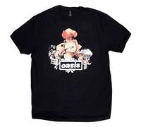 Oasis Dig Out Your Soul Atomic Collage Band Logo T Shirt S Black