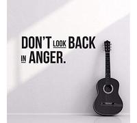 Oasis Don’T Review Angry Rock Band Lyrics Quotes Wall Stickers Vinyl Decals Teens Bedroom Music Art Decals 58X21Cm