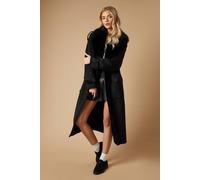 Oasis Edith Faux Suede Lace Up Wallaby Casual Shoes In Natural Black natural black 3