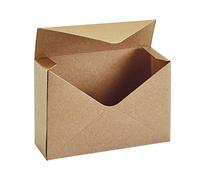 Oasis® Envelope Kraft Brown Folding Flower Storage Box Florist Box H30cmxW20cmxD7cm Bouquet Envelope Christmas Day Beautiful Style with Waterproof Liner