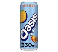 Oasis Exotic Fruits No Added Sugar 330ml - Case of 24