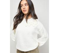 OASIS Floral Detail Long Sleeve Jumper XS