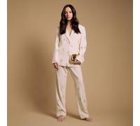 Oasis Floral Embroidered Tailored Suit Trouser IVORY SIZE 10