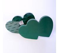 Oasis Floral Foam Double Solid Heart Frame