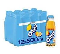 Oasis Fruit Juice Drink, 500ml Bottles (Pack Of 12 x 500ml, Exotic Fruits Zero)
