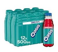 Oasis Fruit Juice Drink, 500ml Bottles (Pack Of 12 x 500ml, Summer Fruits)