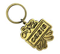 Oasis Gold Logo Keyring