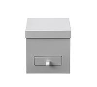 Oasis GREY SQUARE FLOWER GIFT FLOWER HAT BOX LINED WITH DRAWER VALENTINES