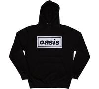 Rock Off officially licensed products Oasis Decca Band Logo Pullover Hoodie S Black