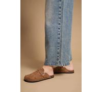 Oasis Jack Faux Suede Closed Toe Footbed In Tan tan 4