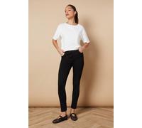 Oasis Women's Jade Mid Rise Skinny Jeans in Black | Size: 12 Oasis Black 12