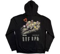 Oasis Lewis Capaldi Flowers UK Tour 25 Pullover Hoodie in Black | Size: XL Oasis Black XL