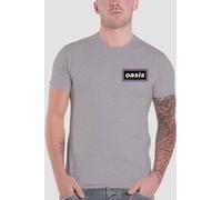 Oasis Lines Logo T Shirt In Grey Grey XXL
