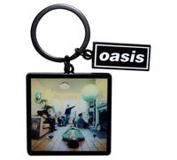 Oasis Live 25 Definitely Maybe Album Decca Band Logo Charm Keychain