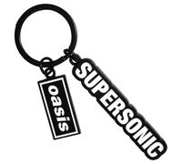 Oasis Live 25 Supersonic Decca Band Logo Charm Keychain