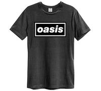 Oasis - Amplified Oasis Logo T-Shirt (XL) Charcoal