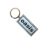 Oasis Logo Enamel Keyring In Baby Blue Baby Blue One Size