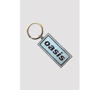 Oasis Logo Sky Blue Band Logo Keyring Keychain